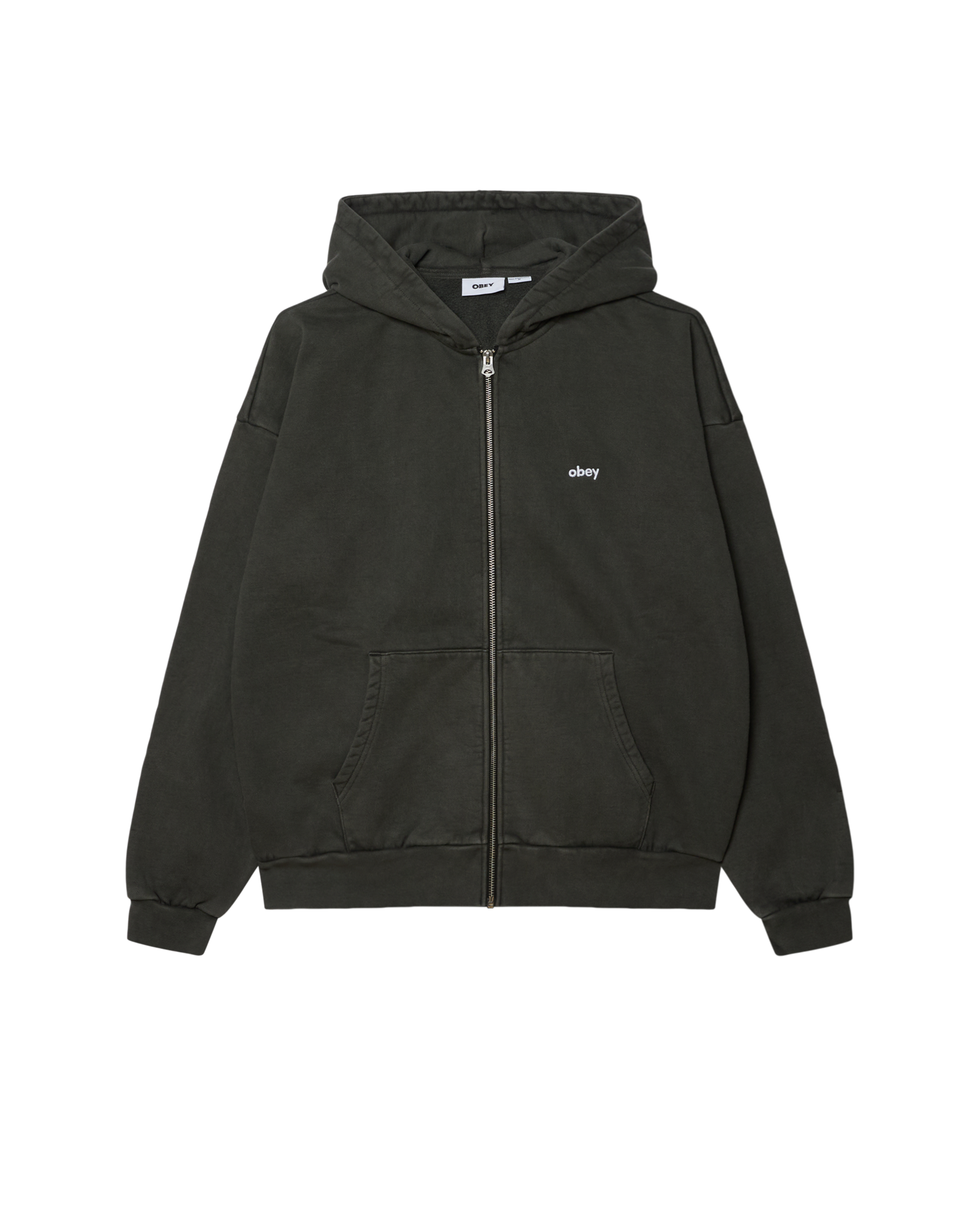 LOWERCASE PIGMENT ZIP HOOD