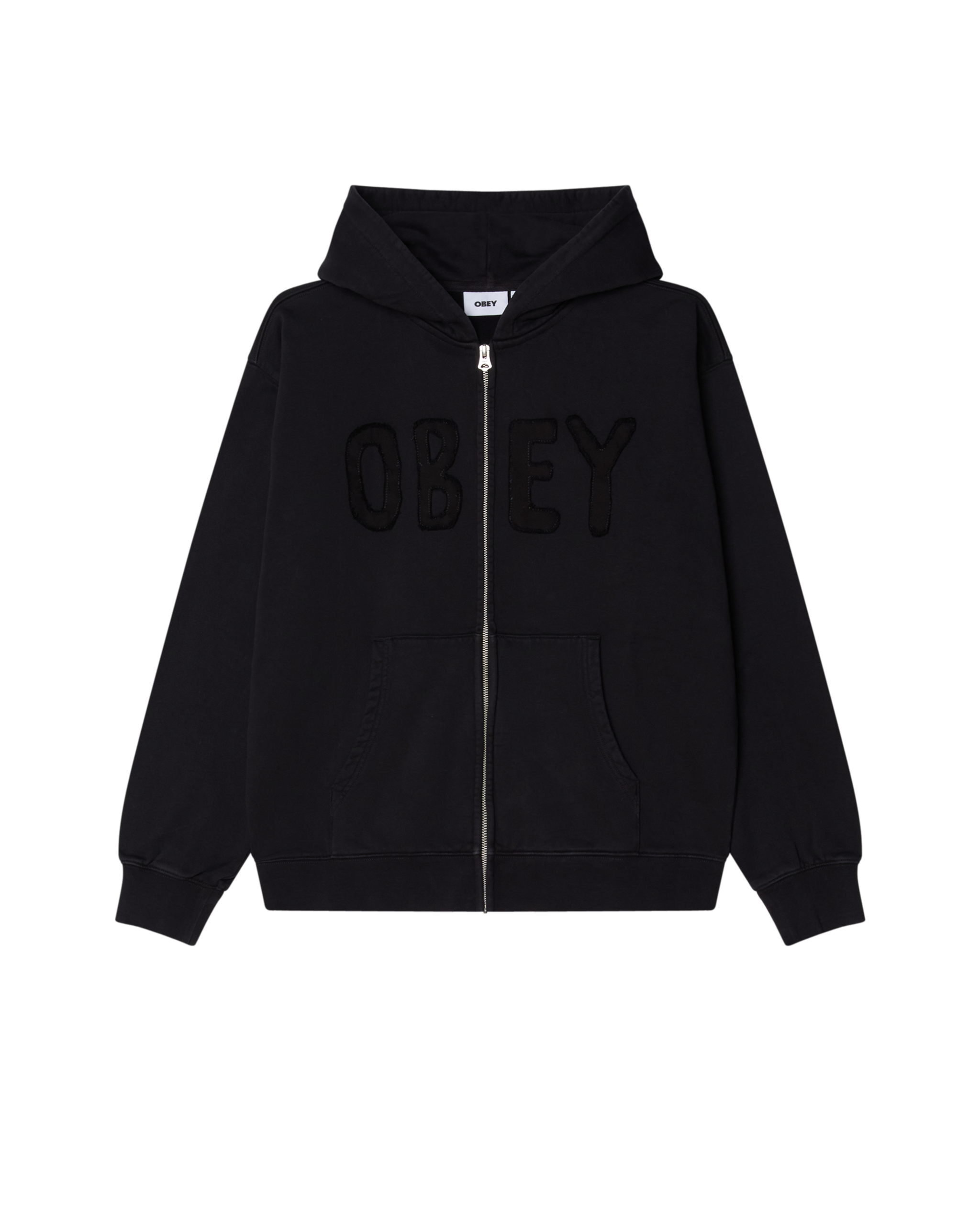 HYBRID FADED ZIP HOOD