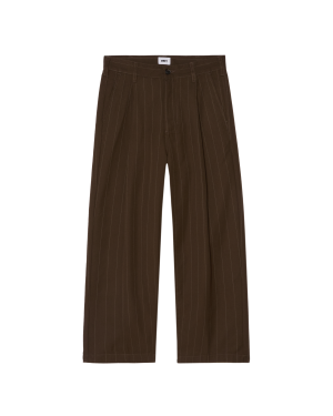 DEAN STRIPE PLEATED PANT