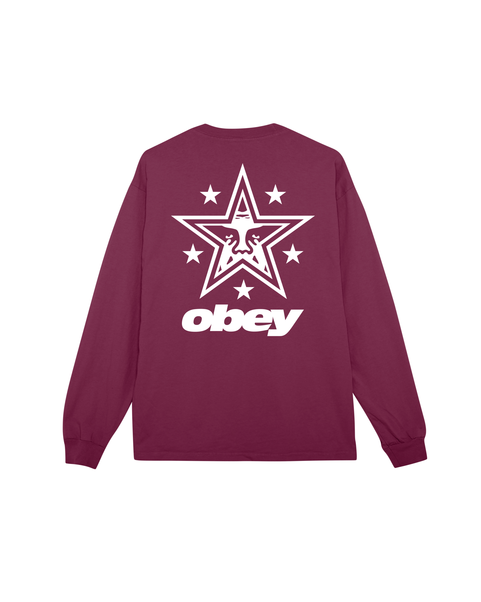 OBEY STAR PIGMENT LS T-SHIRT