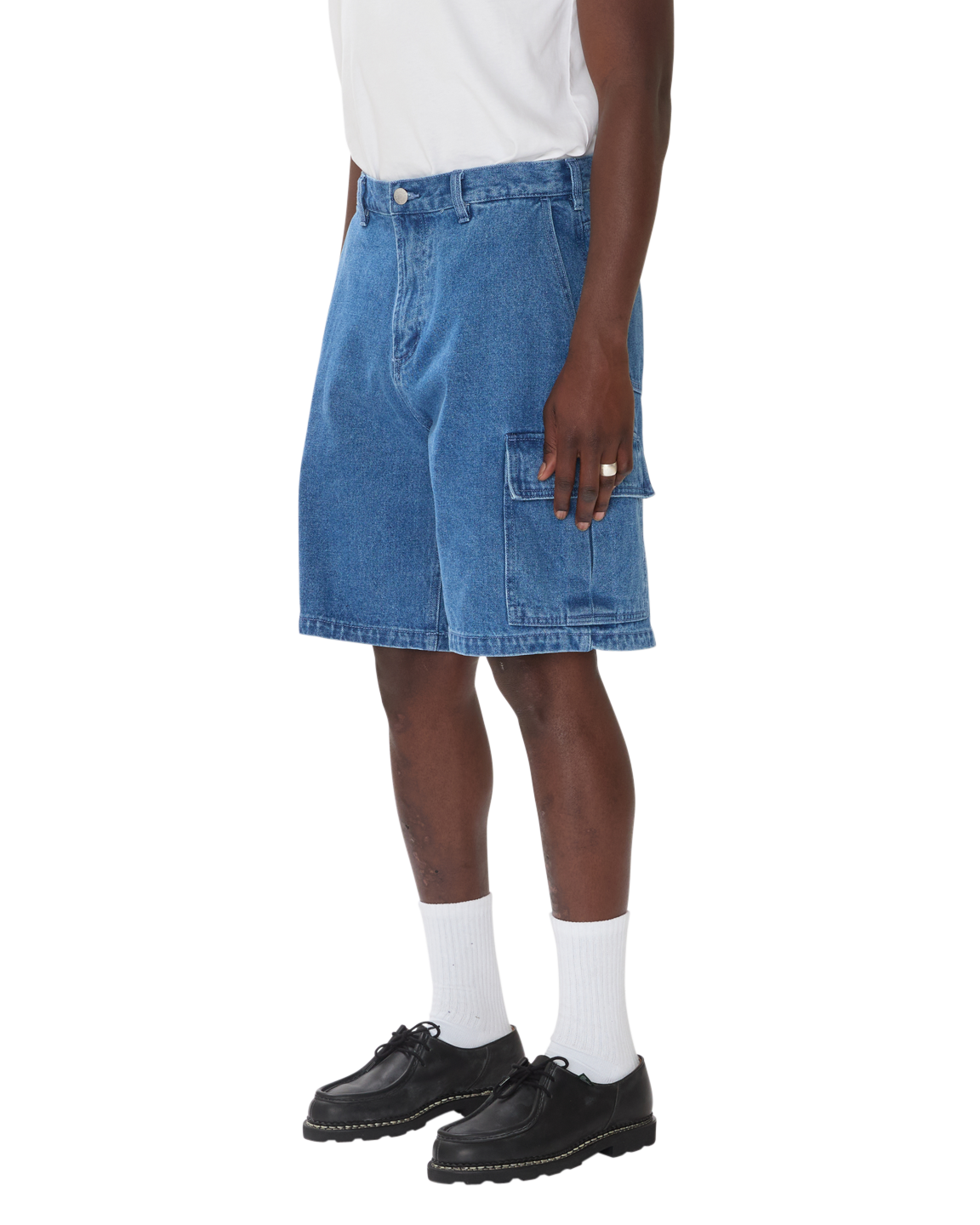 BIGWIG BAGGY DENIM CARGO SHORT - Image 4