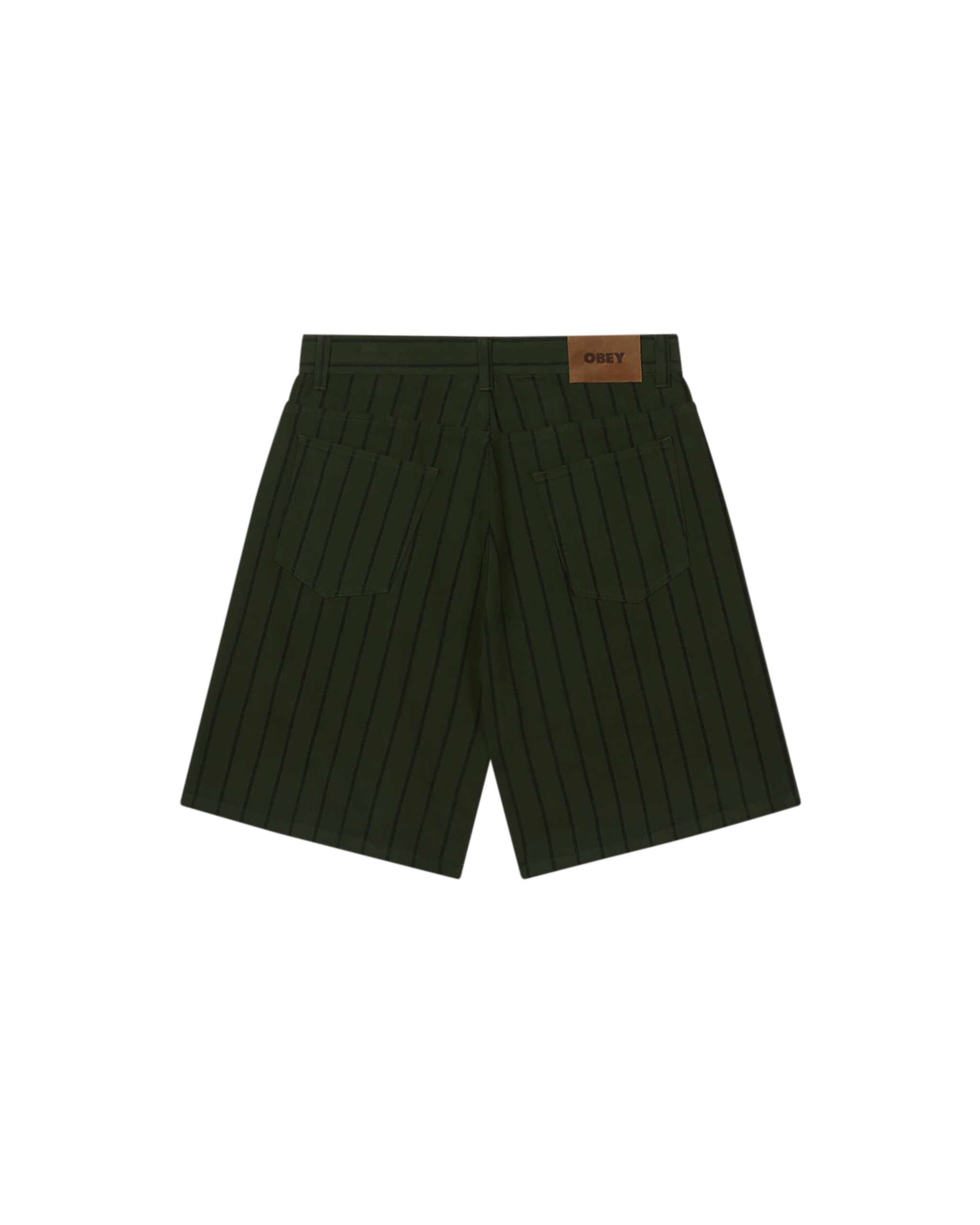 STRIPE BAGGY DENIM SHORT - Image 2