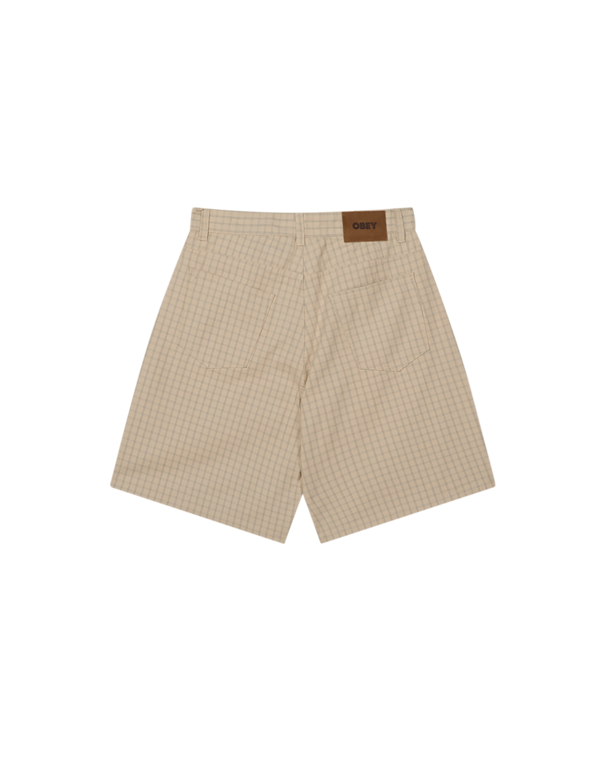 PLAID BAGGY DENIM SHORT - Image 2