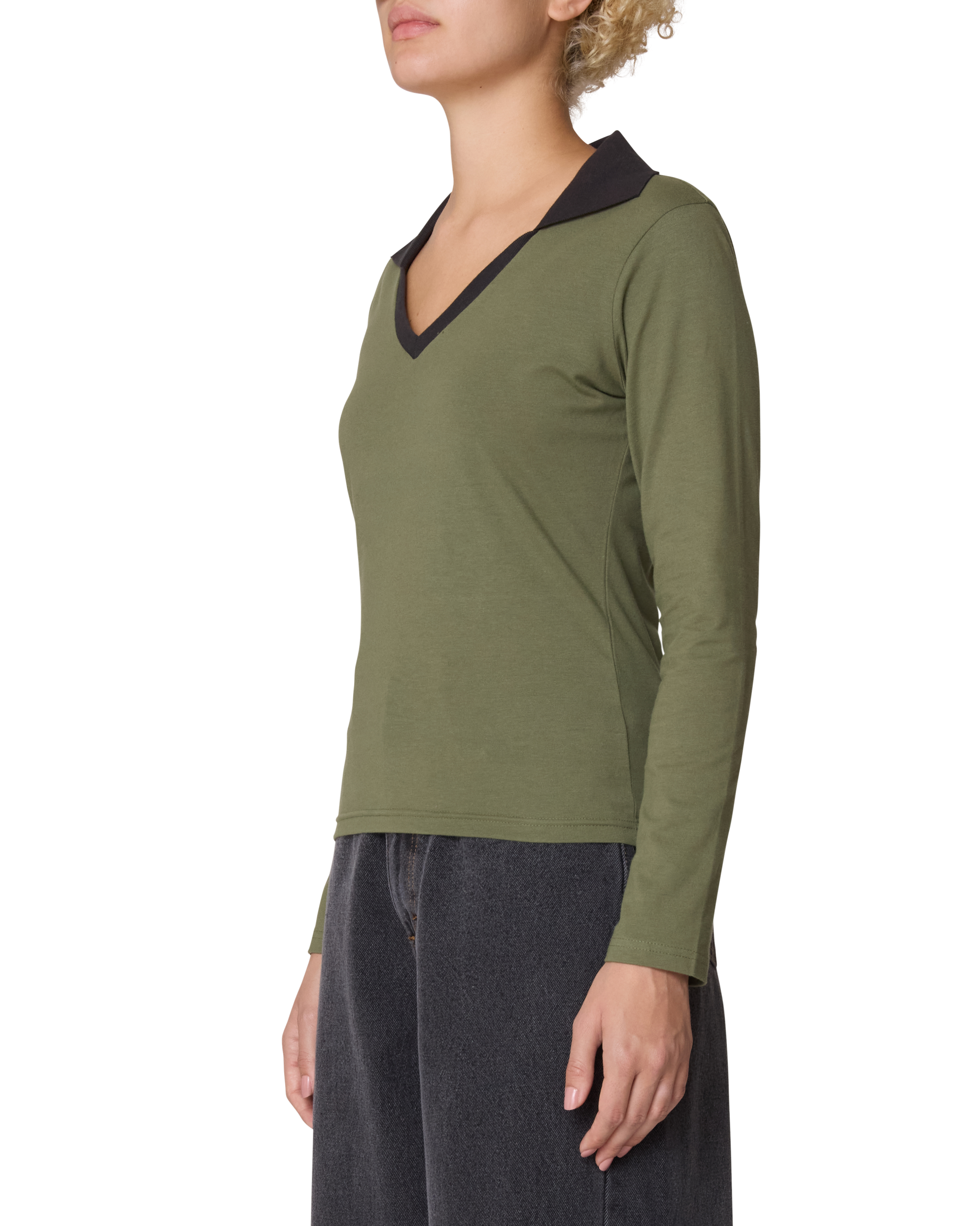 MEDEA COLLARED LS POLO - Image 2