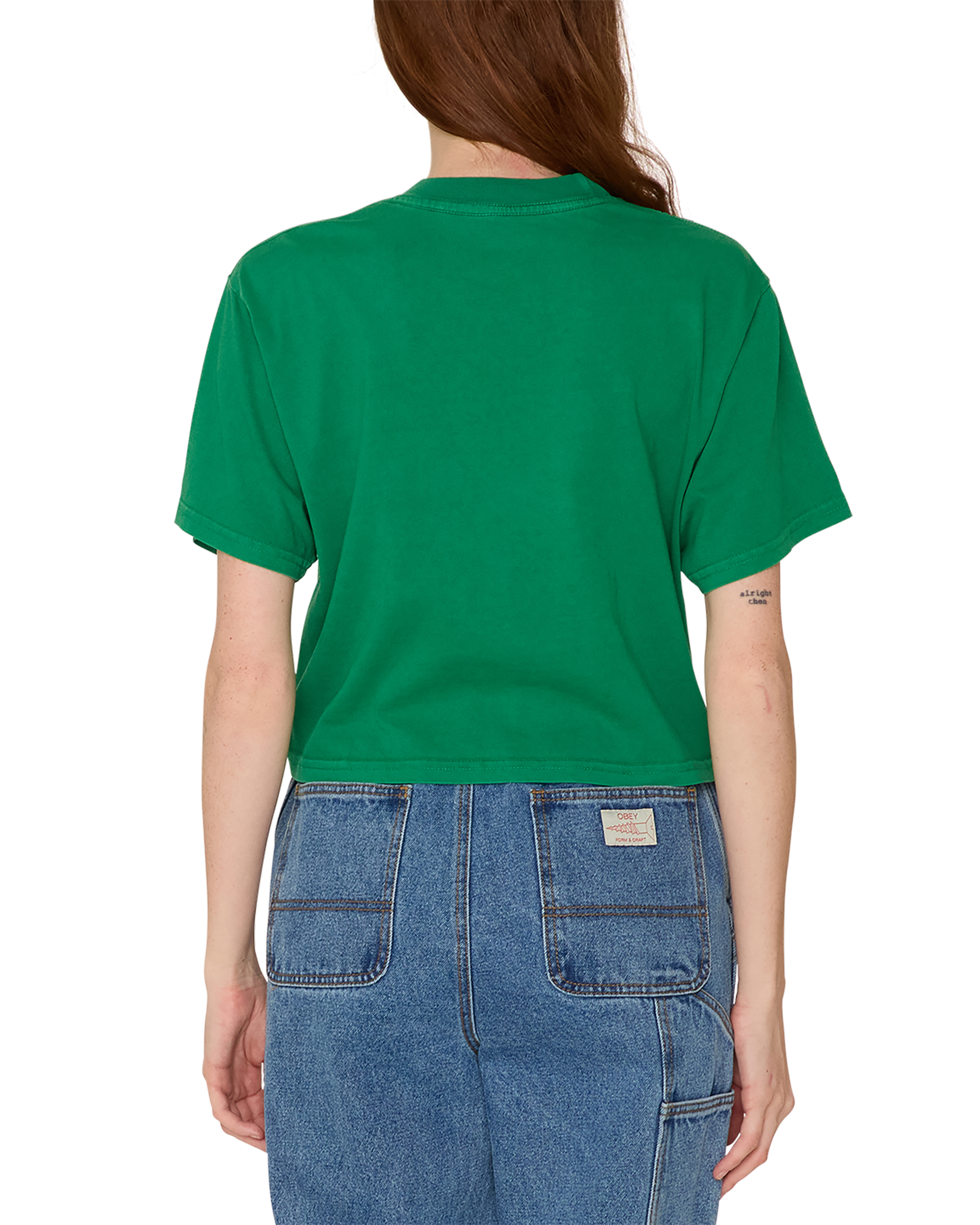 MYSTIC POWERS OF OBEY WEEKEND CROP T-SHIRT - Image 2